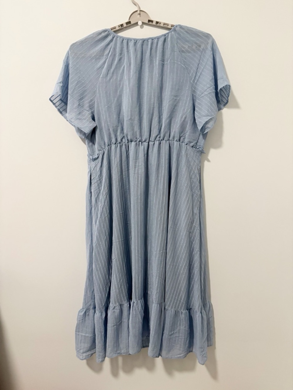 BloomChic Light Blue Peasant Dress Womens Size 18-20 Cottagecore Prairie Boho - Picture 12 of 12